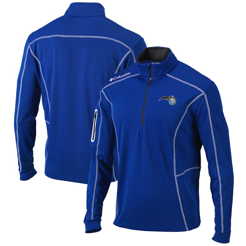 Orlando Magic Omni-Wick Shotgun Quarter-Zip Pullover Top Blue - Columbia