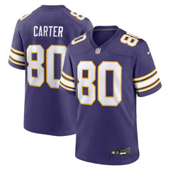Cris Carter Minnesota Vikings Retired Player Alternate Game Jersey - Purple Jerseys