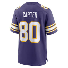 Cris Carter Minnesota Vikings Retired Player Alternate Game Jersey - Purple Jerseys