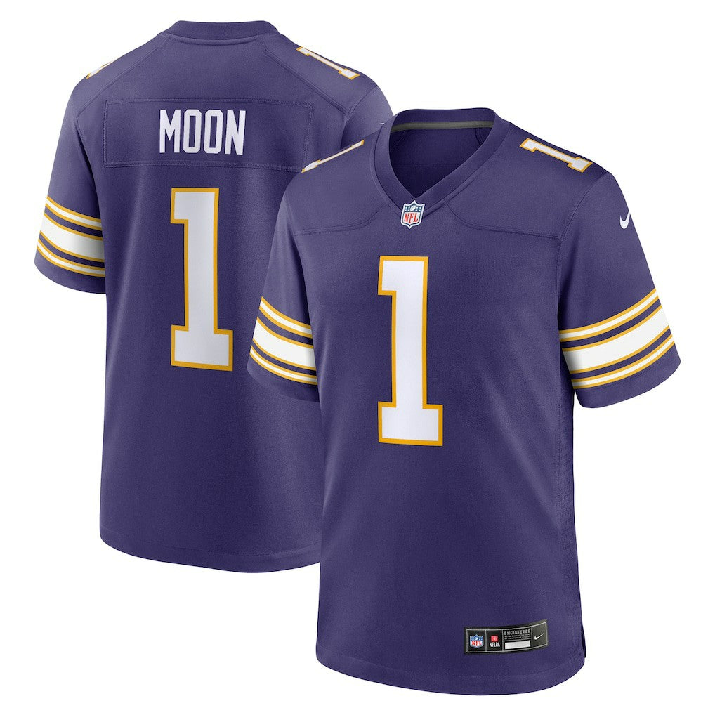 Warren Moon Minnesota Vikings Retired Player Alternate Game Jersey - Purple Jerseys