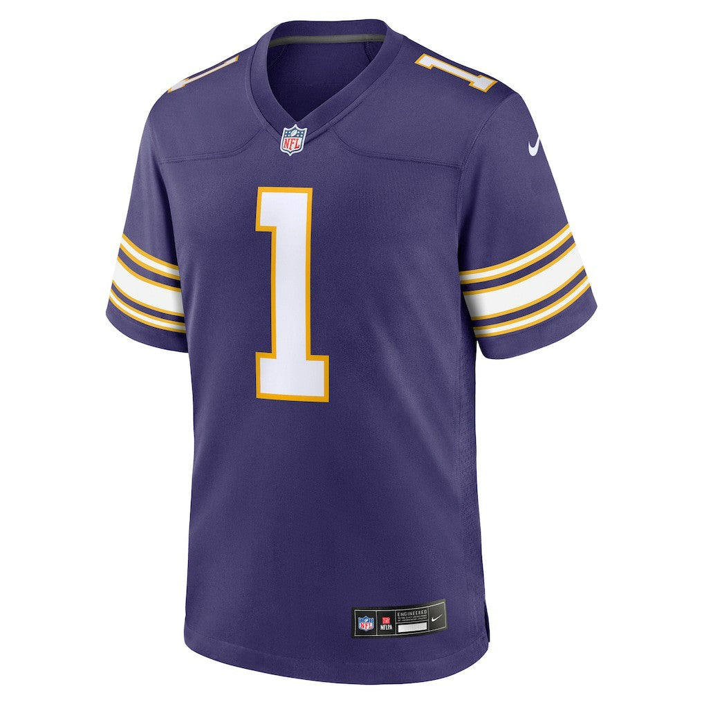 Warren Moon Minnesota Vikings Retired Player Alternate Game Jersey - Purple Jerseys