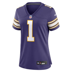 Warren Moon Minnesota Vikings Women's Classic Retired Player Game Jersey - Purple Jerseys
