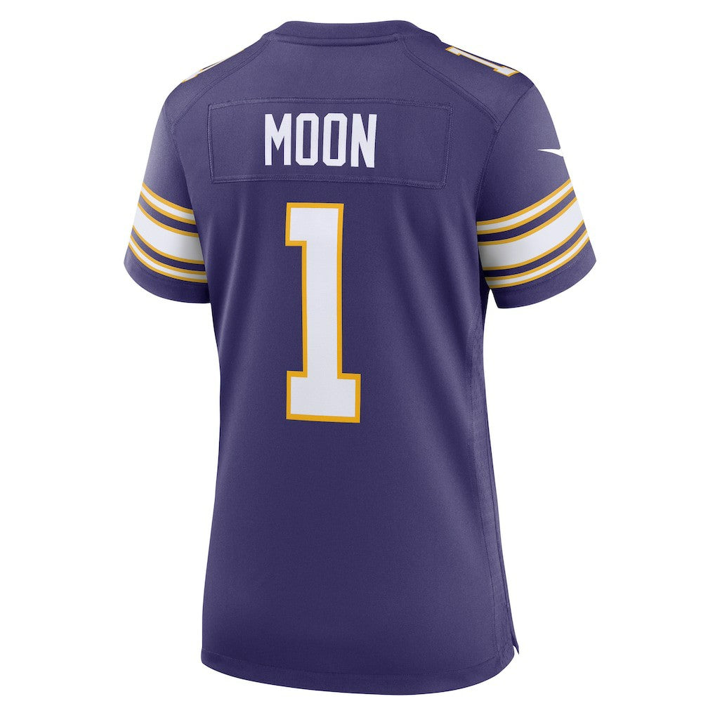 Warren Moon Minnesota Vikings Women's Classic Retired Player Game Jersey - Purple Jerseys