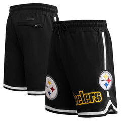 Pittsburgh Steelers Pro Standard Classic Chenille Shorts - Black Shorts