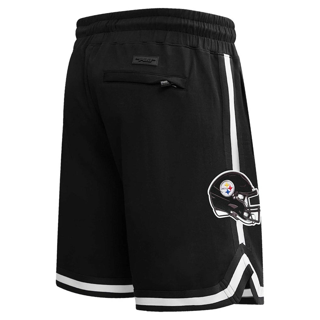 Pittsburgh Steelers Pro Standard Classic Chenille Shorts - Black Shorts