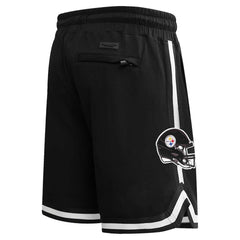 Pittsburgh Steelers Pro Standard Classic Chenille Shorts - Black Shorts