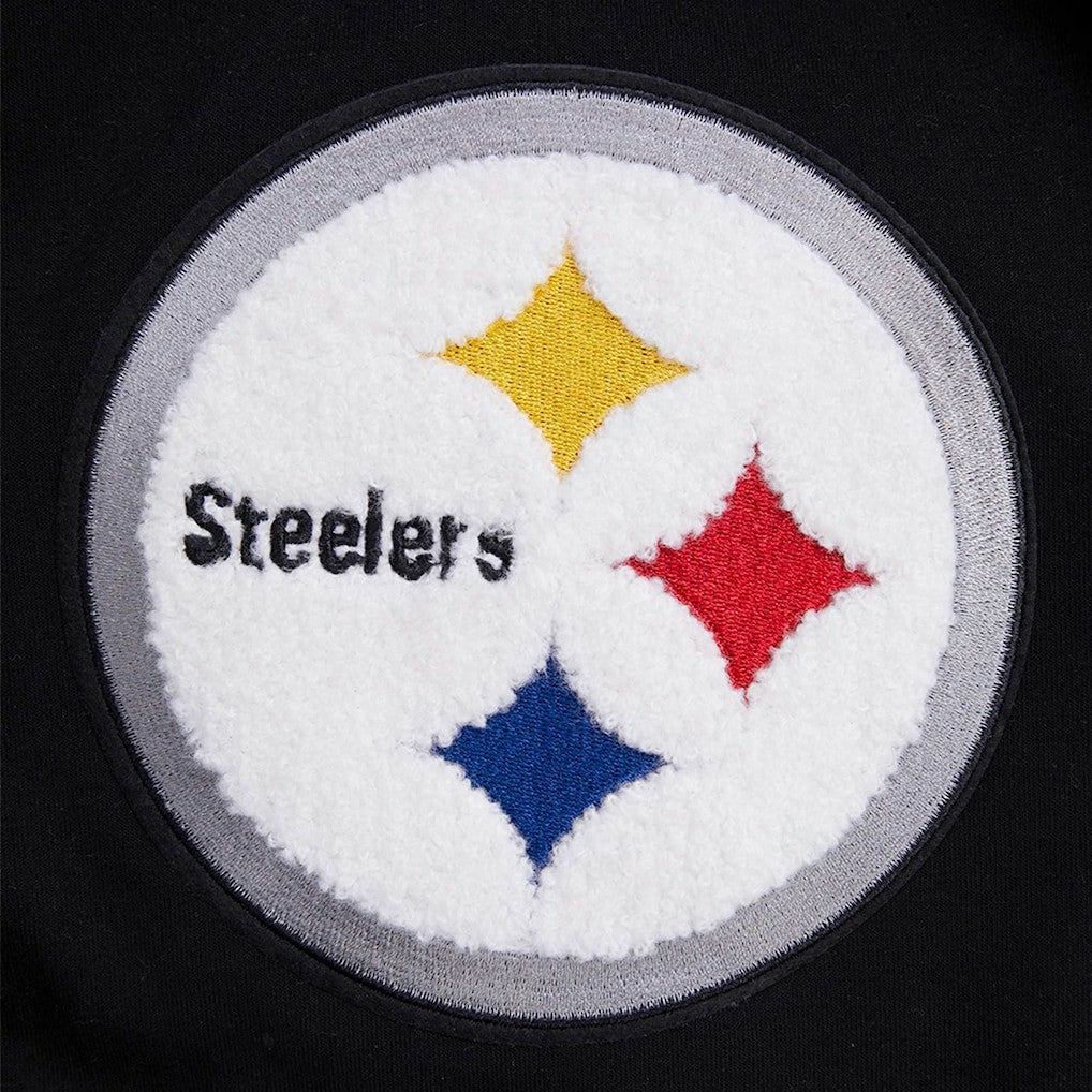 Pittsburgh Steelers Pro Standard Classic Chenille Shorts - Black Shorts