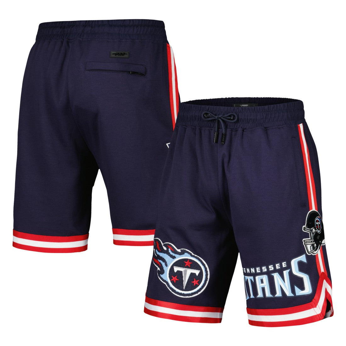Tennessee Titans Pro Standard Classic Chenille Shorts - Navy Shorts