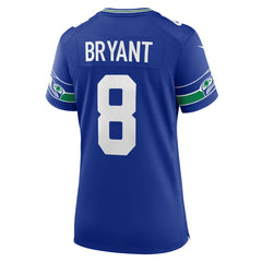 Coby Bryant Seattle Seahawks Women's Throwback Player Game Jersey - Royal Jerseys