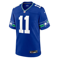 Jaxon Smith-Njigba Seattle Seahawks Throwback Player Game Jersey - Royal Jerseys