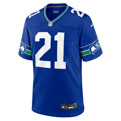 Devon Witherspoon Seattle Seahawks Throwback Player Game Jersey - Royal Jerseys