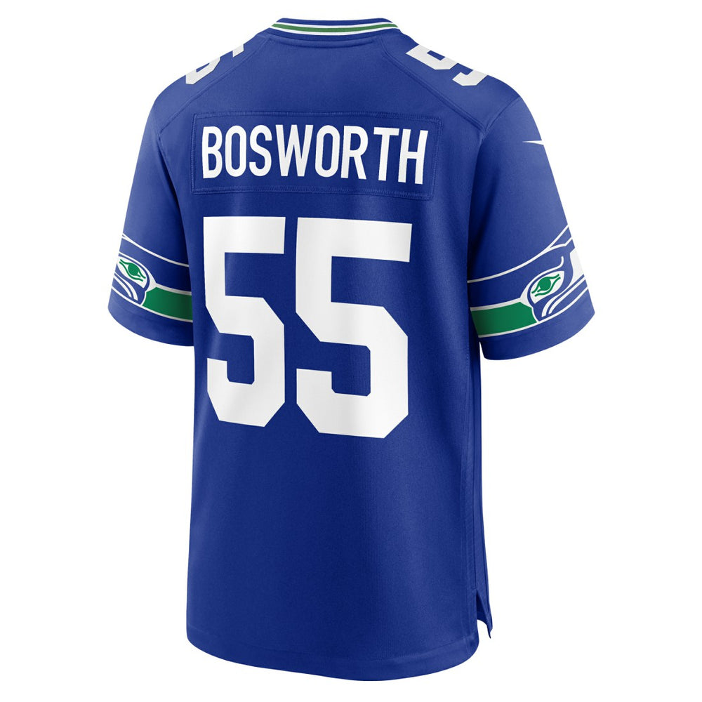 Brian Bosworth Seattle Seahawks Retired Player Alternate Game Jersey - Royal Jerseys