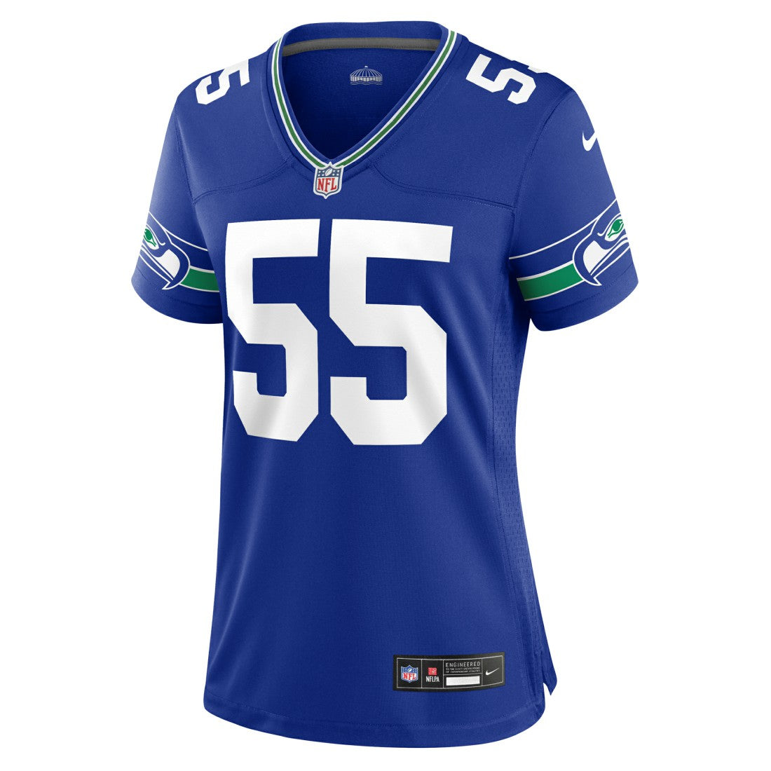 Brian Bosworth Seattle Seahawks Women's Throwback Retired Player Game Jersey - Royal Jerseys