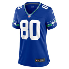 Steve Largent Seattle Seahawks Women's Throwback Retired Player Game Jersey - Royal Jerseys