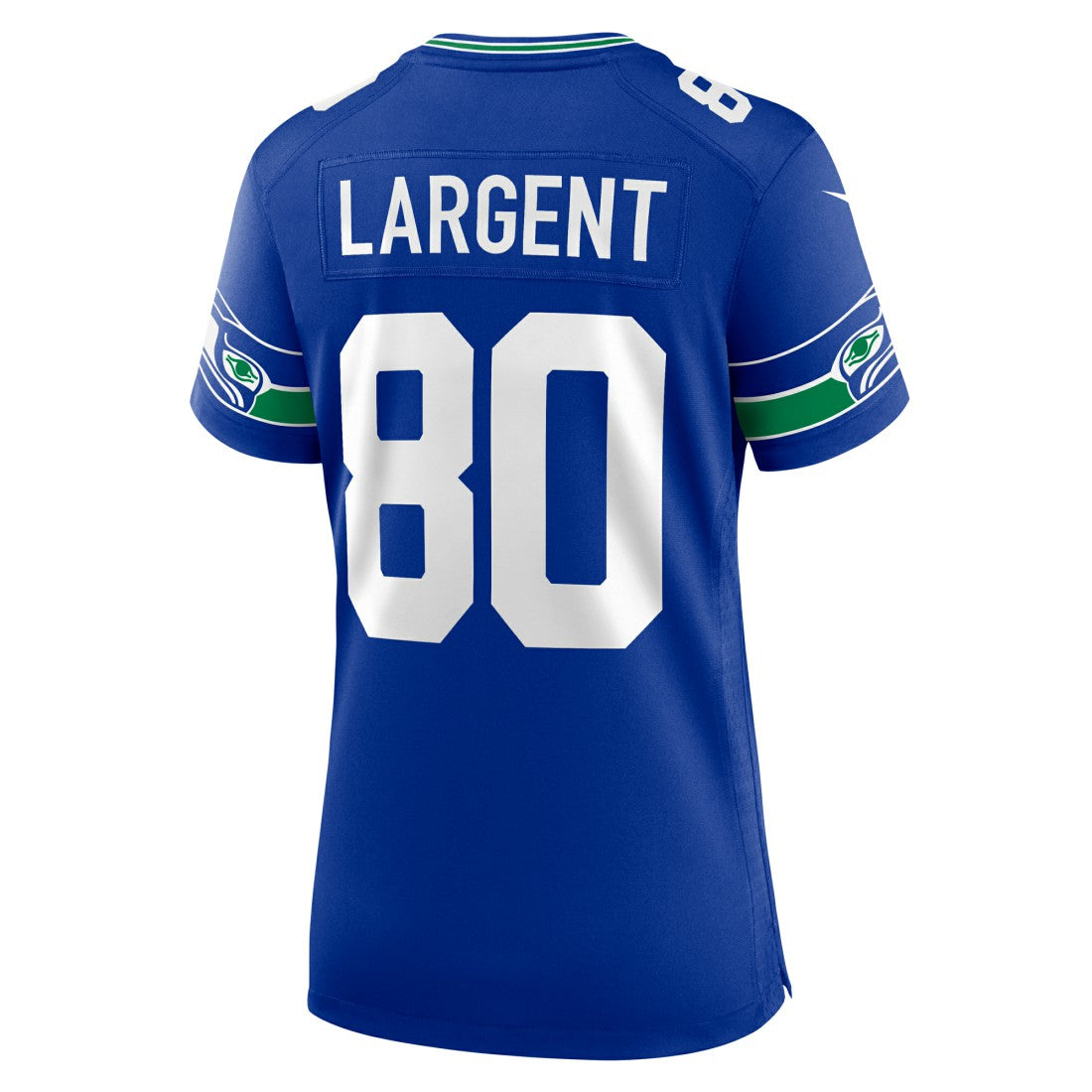 Steve Largent Seattle Seahawks Women's Throwback Retired Player Game Jersey - Royal Jerseys