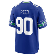 Jarran Reed Seattle Seahawks Alternate Game Jersey - Royal Jerseys