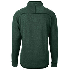 Philadelphia Eagles Cutter & Buck Mainsail Sweater-Knit Half-Zip Pullover Jacket - Heather Green Pullover