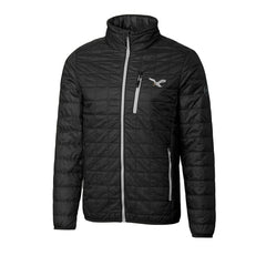Philadelphia Eagles Cutter & Buck Rainier PrimaLoft Eco Insulated Full-Zip Puffer Jacket - Black Jackets