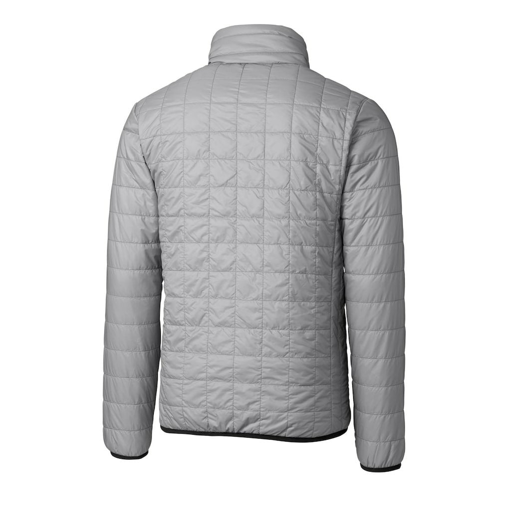 Philadelphia Eagles Cutter & Buck Rainier PrimaLoft Eco Insulated Full-Zip Puffer Jacket - Silver Jackets