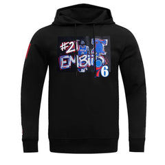 Joel Embiid Philadelphia 76ers Pro Standard Player Yearbook Pullover Hoodie Black