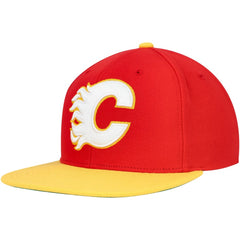 Calgary Flames Mitchell & Ness Core Team Ground 2.0 Snapback Hat - Red | US 200398864