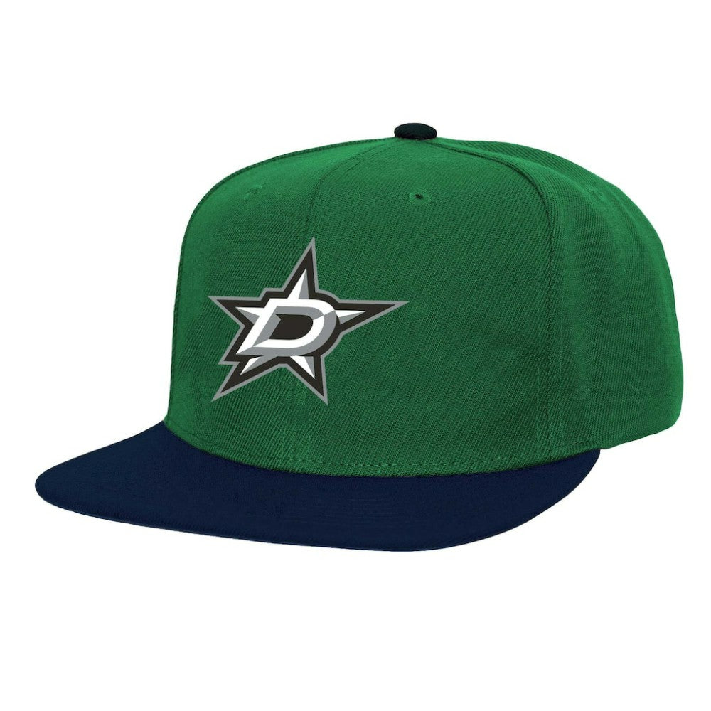 Dallas Stars Mitchell & Ness Core Team Ground 2.0 Snapback Hat - Kelly Green | US 200398866