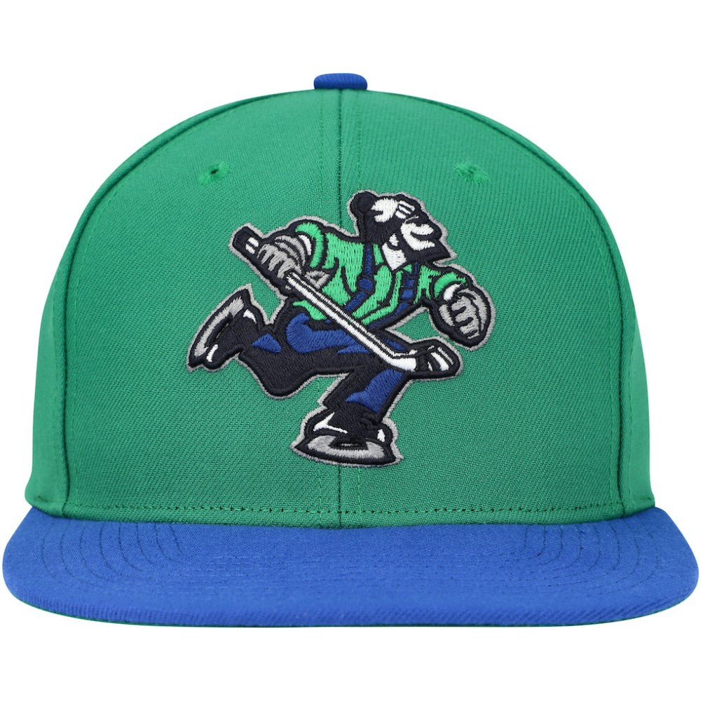 Vancouver Canucks Mitchell & Ness Core Team Ground 2.0 Snapback Hat - Green | US 200398873