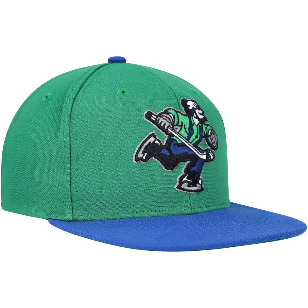 Vancouver Canucks Mitchell & Ness Core Team Ground 2.0 Snapback Hat - Green | US 200398873