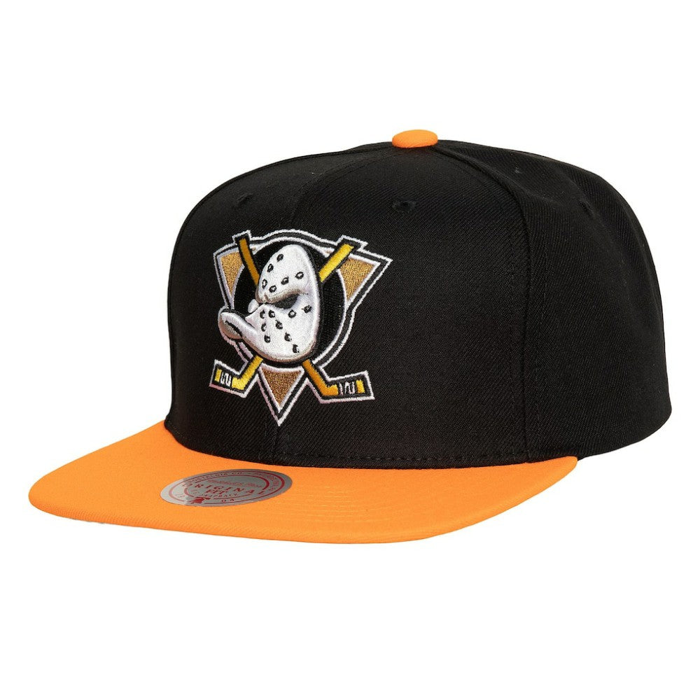 Anaheim Ducks Mitchell & Ness Core Team Ground 2.0 Snapback Hat - Black | US 200398876