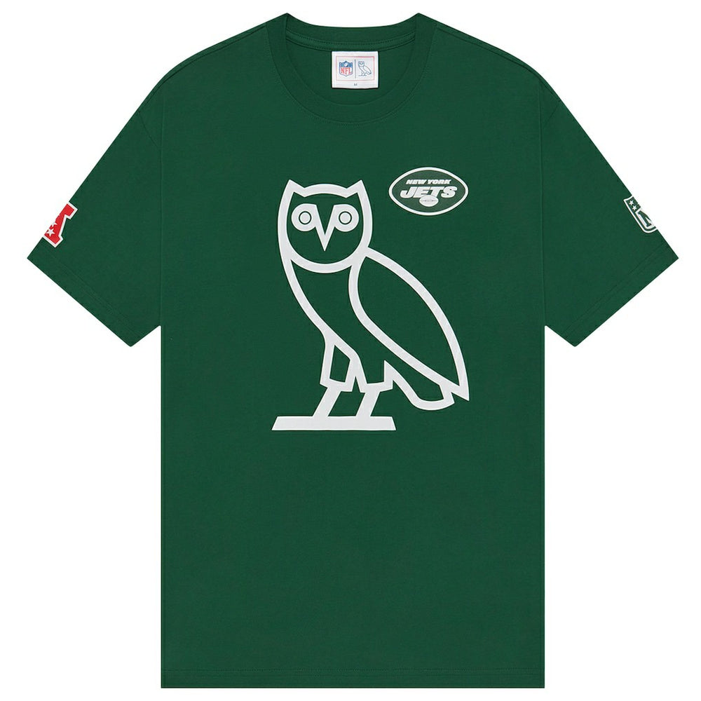 New York Jets OVO x NFL OG Owl T-Shirt - Green