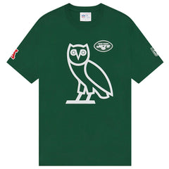 New York Jets OVO x NFL OG Owl T-Shirt - Green