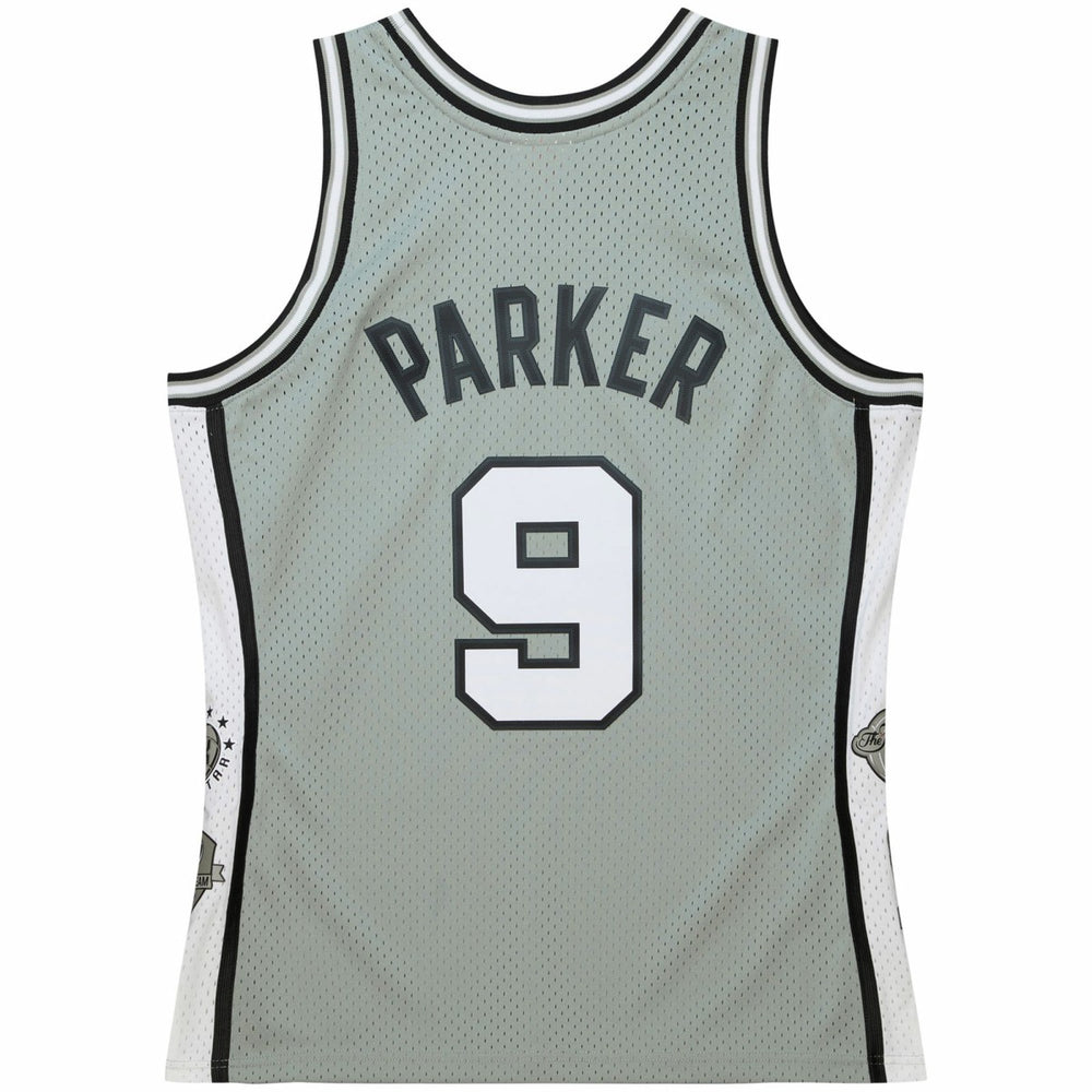 Tony Parker San Antonio Spurs Unisex Hall of Fame Class of 2023 Throwback Swingman Jersey Gray - Mitchell & Ness