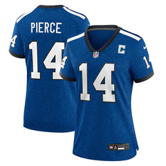 Alec Pierce Indianapolis Colts Women's Indiana Nights Alternate Game Jersey - Royal Jerseys