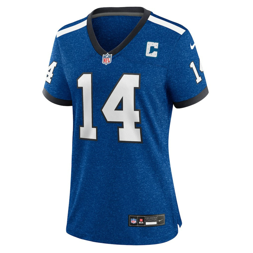Alec Pierce Indianapolis Colts Women's Indiana Nights Alternate Game Jersey - Royal Jerseys
