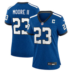 Kenny Moore II Indianapolis Colts Women's Indiana Nights Alternate Game Jersey - Royal Jerseys