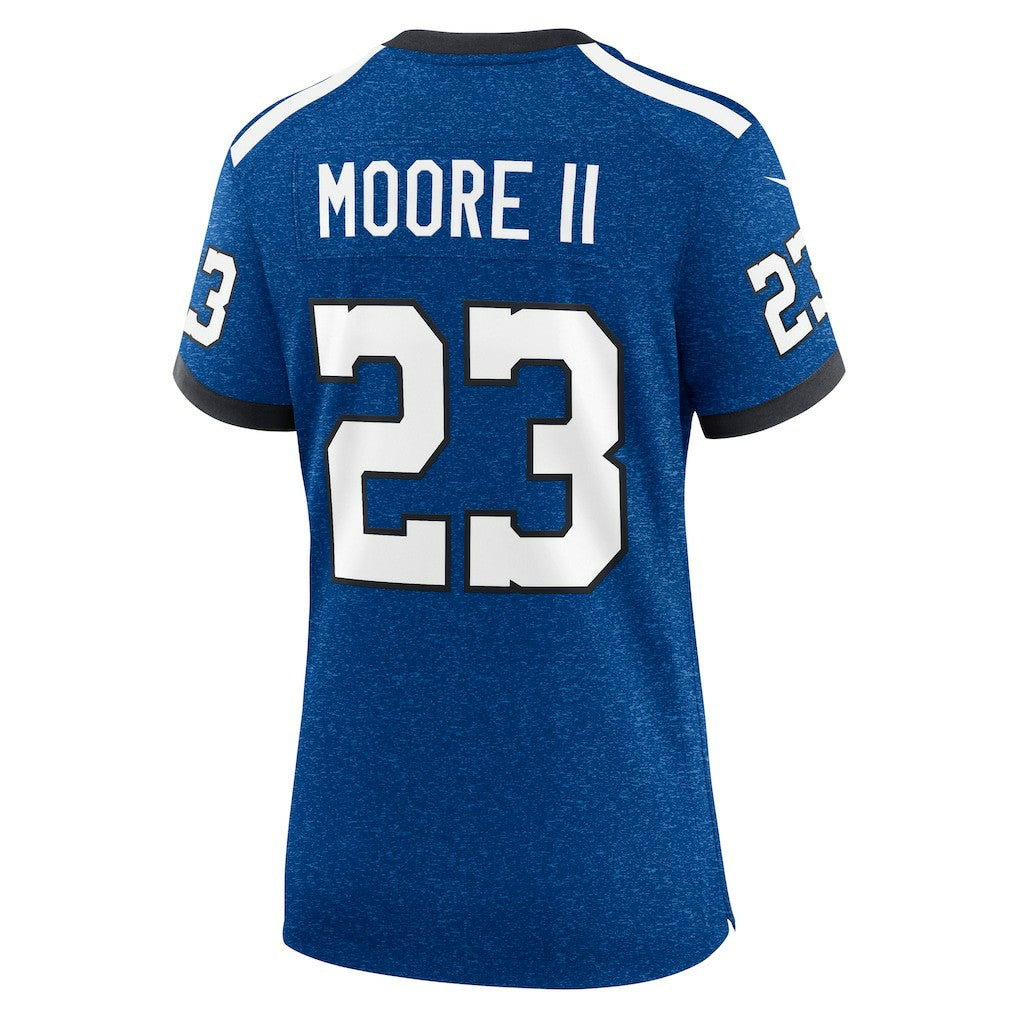 Kenny Moore II Indianapolis Colts Women's Indiana Nights Alternate Game Jersey - Royal Jerseys