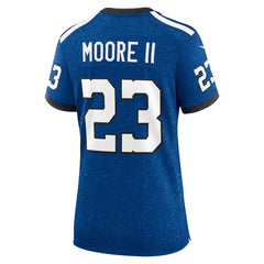 Kenny Moore II Indianapolis Colts Women's Indiana Nights Alternate Game Jersey - Royal Jerseys