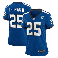 Rodney Thomas II Indianapolis Colts Women's Indiana Nights Alternate Game Jersey - Royal Jerseys