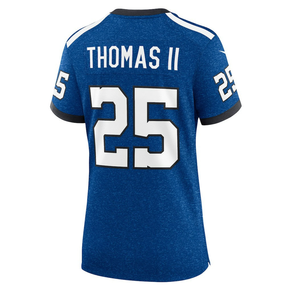 Rodney Thomas II Indianapolis Colts Women's Indiana Nights Alternate Game Jersey - Royal Jerseys