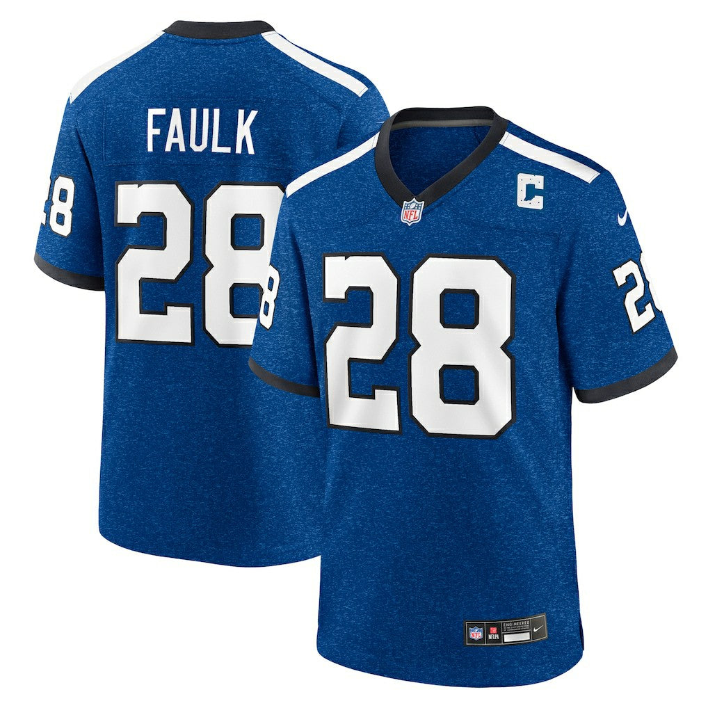 Marshall Faulk Indianapolis Colts Retired Player Alternate Game Jersey - Blue Jerseys