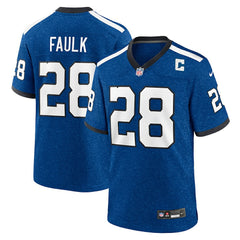 Marshall Faulk Indianapolis Colts Retired Player Alternate Game Jersey - Blue Jerseys