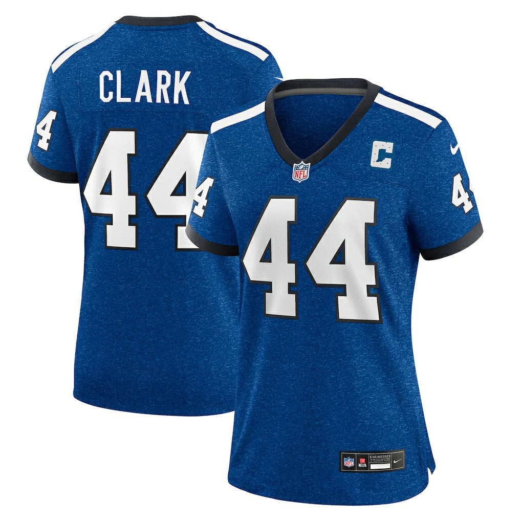 Dallas Clark Indianapolis Colts Women's Indiana Nights Alternate Game Jersey - Royal Jerseys