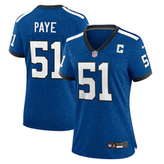 Kwity Paye Indianapolis Colts Women's Indiana Nights Alternate Game Jersey - Royal Jerseys