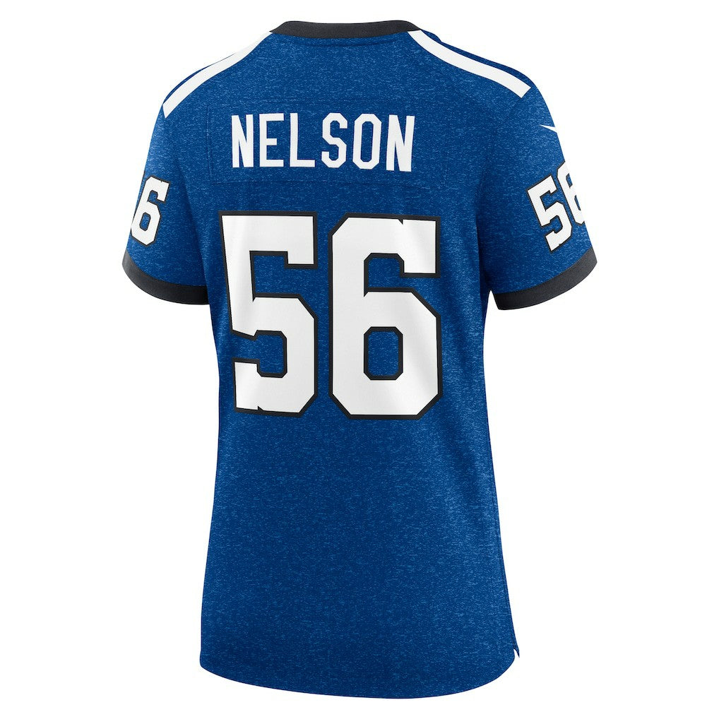 Quenton Nelson Indianapolis Colts Women's Indiana Nights Alternate Game Jersey - Royal Jerseys