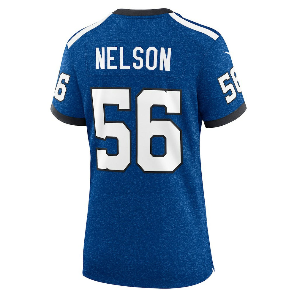 Quenton Nelson Indianapolis Colts Women's Indiana Nights Alternate Game Jersey - Royal Jerseys