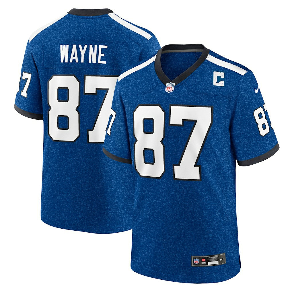 Reggie Wayne Indianapolis Colts Retired Player Alternate Game Jersey - Blue Jerseys