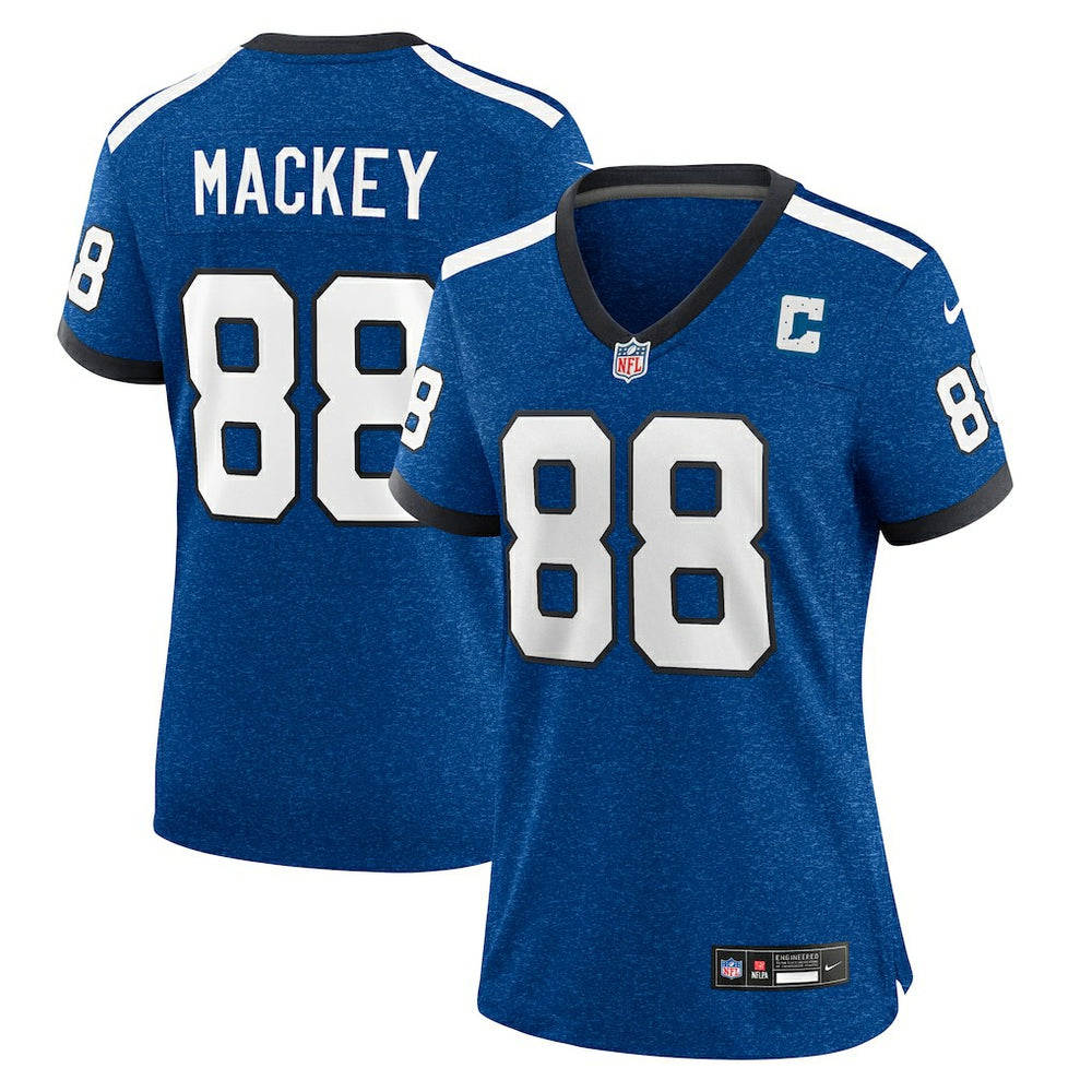 John Mackey Indianapolis Colts Women's Indiana Nights Alternate Game Jersey - Royal Jerseys