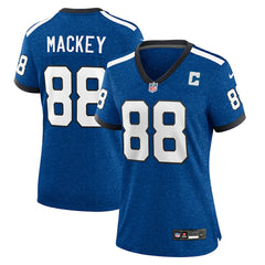 John Mackey Indianapolis Colts Women's Indiana Nights Alternate Game Jersey - Royal Jerseys
