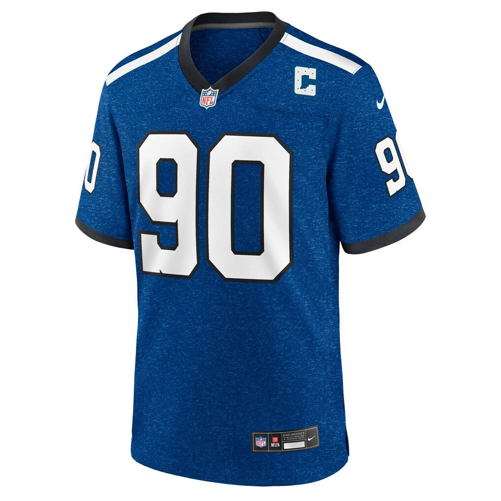 Grover Stewart Indianapolis Colts Alternate Game Jersey - Blue Jerseys