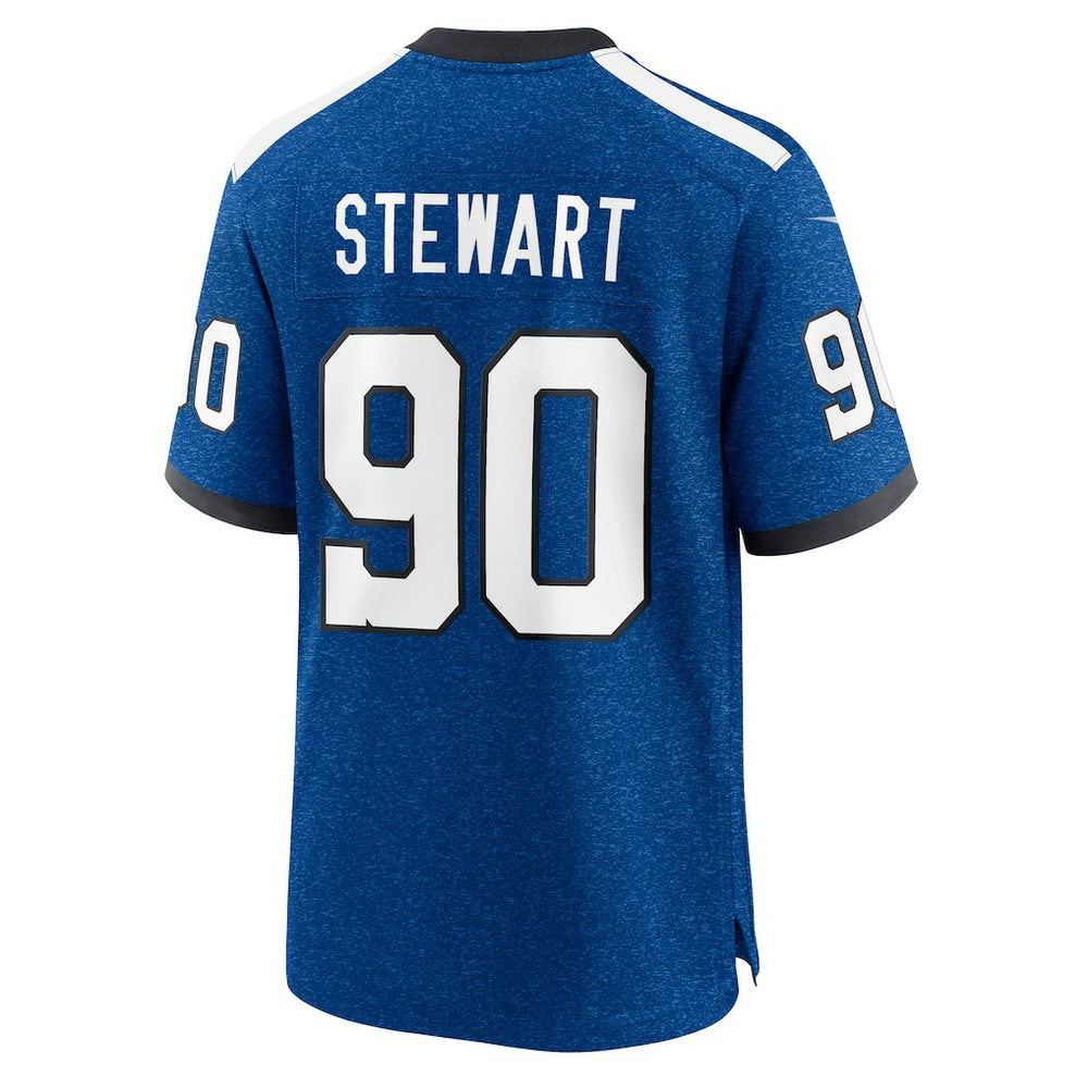 Grover Stewart Indianapolis Colts Alternate Game Jersey - Blue Jerseys